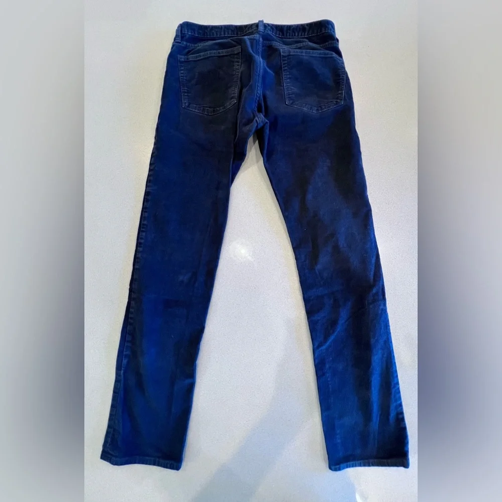 J. Crew Corduroy Navy/Black Pants Style 484 W32 L32